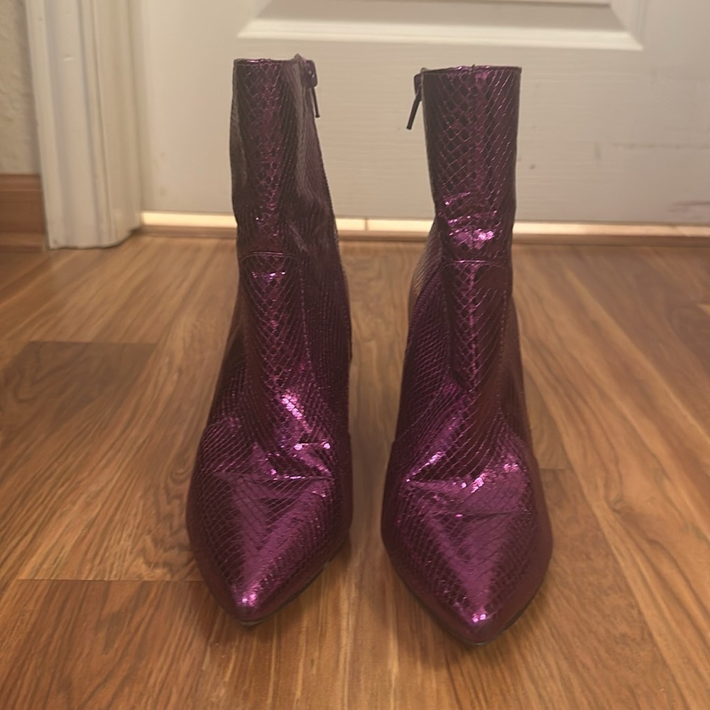 Purple INC Anila booties size 8.5 - Picture 3 of 5